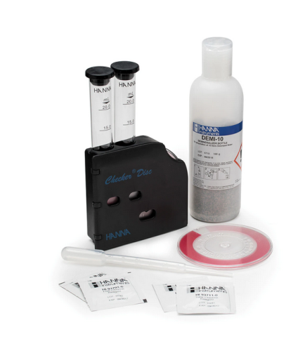 Comparator, Chlorine Test Kit, Free and Total, Low, Medium and High Range, Hanna Instruments, HI38020
