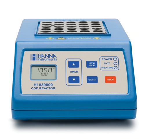 COD Test Tube Digestion  Reactor, 25 Vial Capacity, 16 x 100 mm Vials, 115V, Hanna Instruments, HI839800