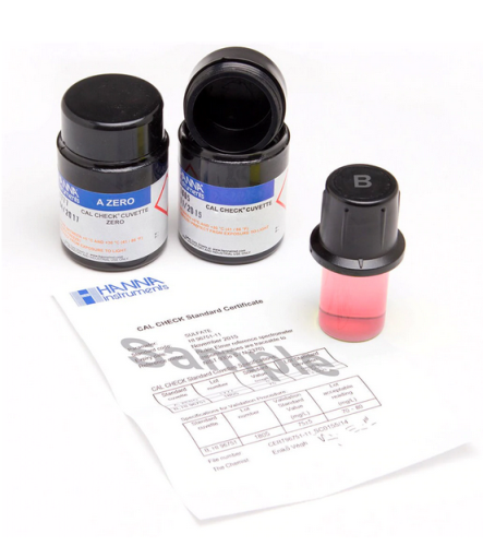 Cal Check Total Chlorine Standard Cuvette for HI96711 (Non-Regulated) Hanna Instruments, HI96711-11