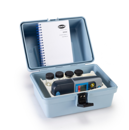 DR300 Pocket Colorimeter, Chlorine, Free + Total, MR, with Case, HACH, LPV445.97.62110
