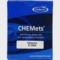 Chlorine CHEMets Refill, 30 Ampoules, Chemetrics, Inc., R-2504  Non-Regulated