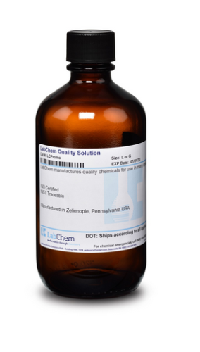 Sulfuric Acid for Babcock Test, 90.5-93% w/w, 1 L Amber Glass Bottle, Labchem, 256502