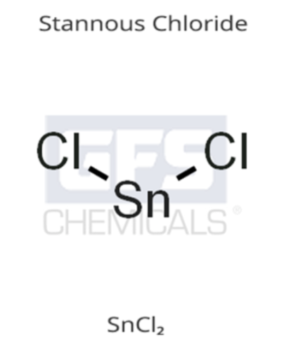 Stannous Chloride, Dihydrate, ACS Reagent Grade, Low Mercury, 500 g, GFS Chemicals, 20682
