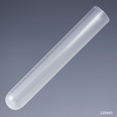 Test Tube, 12 x 75 mm, 5 mL, Polypropylene, 4000/CS (4 Bags of 1000), Globe Scientific, 110441