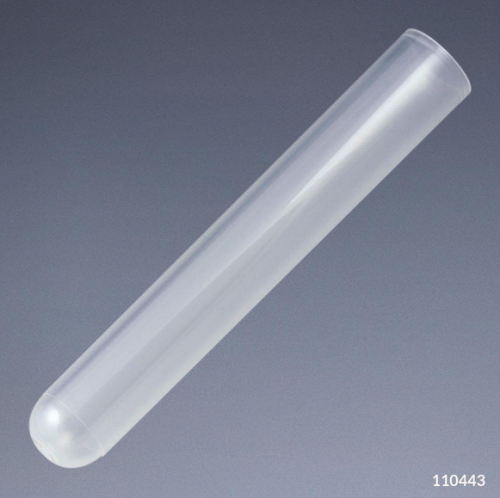 Test Tube, 12 x 75 mm, 5 mL, Polypropylene, 1000/CS (4 Boxes of 250), Globe Scientific, 110443