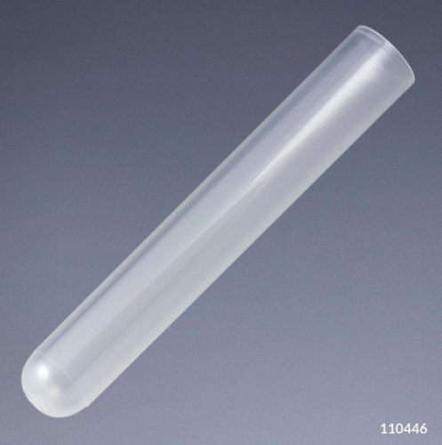 Test Tube, 12 x 75 mm, 5 mL, Polypropylene, 1000/CS (4 Boxes of 250), Globe Scientific, 110446