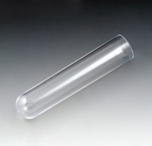 Test Tube, 16 x 75 mm (8 mL), Polystyrene, No Rim, Non-Sterile, 1000/CS (2 Bags of 500), Globe Scientific, 119010A