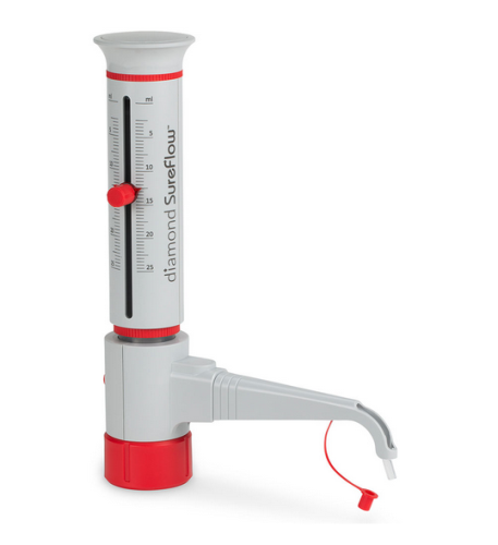 Bottle Top Dispenser Adaptor, 28 mm, Globe Scientific, GBTD-ADP-28