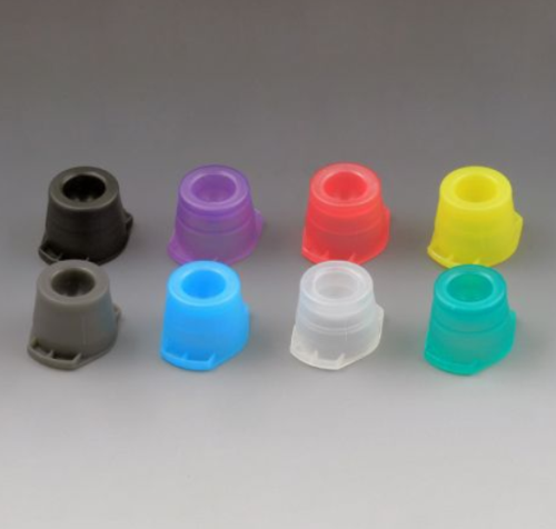 Cap, Universal, Fits Most 12 mm, 13 mm and 16 mm Tubes, Low Density Polyethylene (LDPE), Lavender, 10000/CS (10 Bags of 1000), Globe Scientific, 118115L
