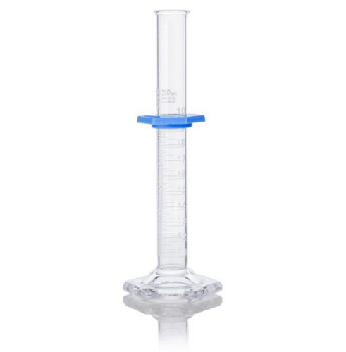 Cylinder, Graduated, Globe Glass, 10 mL, Class A, To Deliver (TD), Dual Graduations, ASTM E1272,  6/CS, Globe Scientific, 8300010