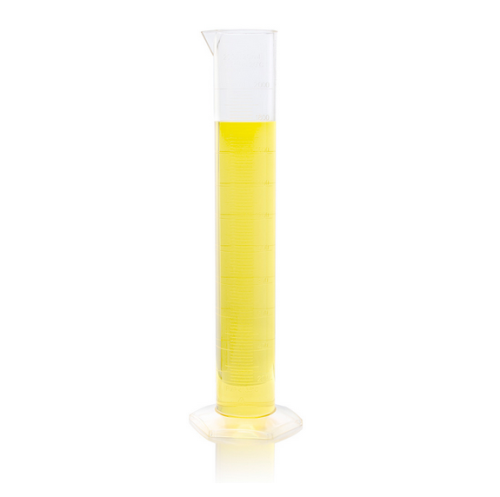 Cylinder, Measuring, Diamond Essentials, Class B, PMP, Molded Graduations, Tall Form, 2000 mL, 4/CS, Globe Scientific, 3703-2M