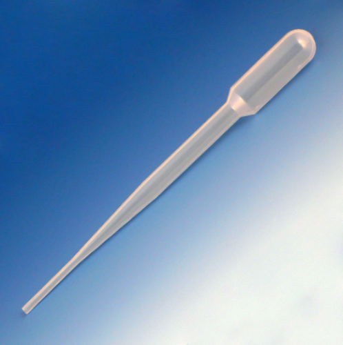 Transfer Pipet, 4.0 mL, General Purpose, Blood Bank, 130 mm, 5000/CS (10 Dispenser PKs of 500), Globe Scientific, 138060