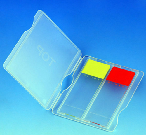 Slide Mailer, Polypropylene, for 2 Slides, Natural, 100/PK, Globe Scientific, 513042