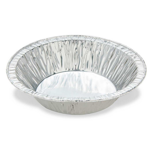 Aluminum Weigh Dish,127 mm OD, 200 mL, Crimped Side and Curled Lip 1000/CS (20 Bags of 50), Globe Scientific, 8315