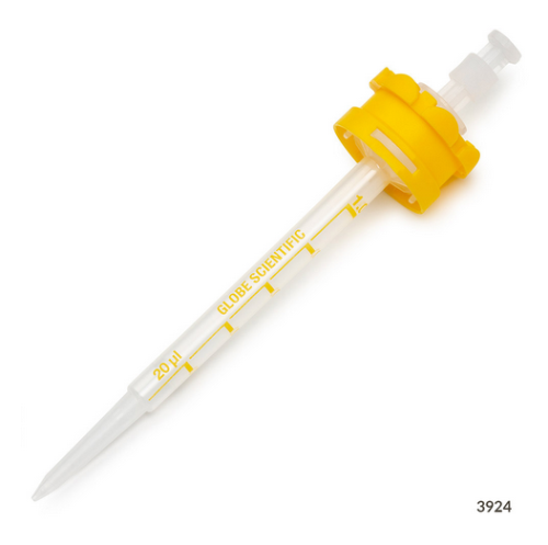 Diamond RV-Pette PRO Dispenser Tip for Repeat Volume Pipettors, 1.0 mL, 3000/CS, Globe Scientific, 3924