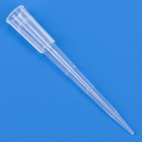 Pipette Tip, 1 - 300 microliter, Certified, Universal, Graduated, Natural, 59 mm, STERILE, 9600/CS (10 Boxes of 10 Racks of 96), Globe Scientific, 151151RS-96