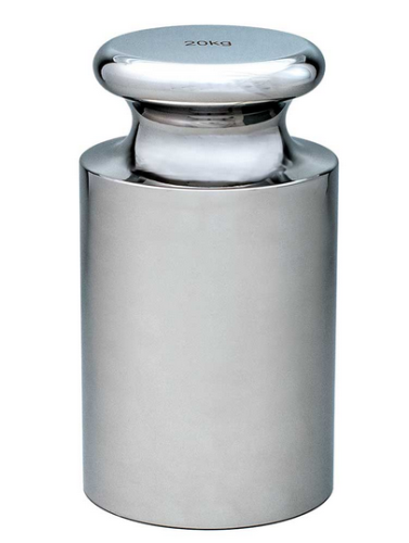 Calibration Weight, 20 kg, OIML Class F2, Includes Statement of Accuracy, Globe Scientific, GB-F2-20KG