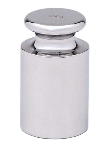 Calibration Weight, 500 g, OIML Class F2, Includes Statement of Accuracy, Globe Scientific, GB-F2-500G