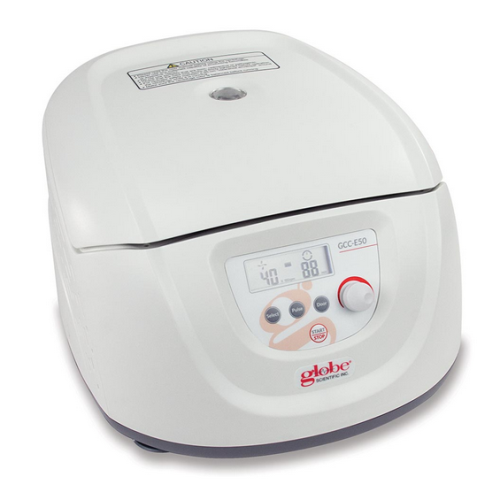 Centrifuge, Clinical, Enhanced, 120-240 V, 50/60 Hz with 6-Place Rotor, Sleeves & Risers, Globe Scientific, GCC-E50