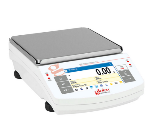 Balance, Precision, Touchscreen, 4500 g x 0.01 g, Internal Calibration, 100-240 V, 50-60 Hz, Globe Scientific, GBT-4502C