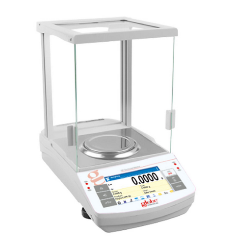 Balance, Analytical, Touchscreen, 220 g x 0.1 mg, External Calibration, 100-240 V, 50-60 Hz, Includes ISO/IEC 17025:2017 Calibration Certificate, Globe Scientific, GBT-224-CT