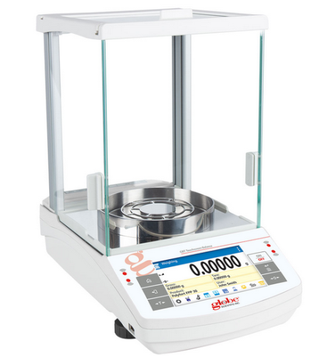 Balance, Analytical, 82/220 g x 0.01/0.1 mg, Internal Calibration, 100-240 V, 50-60 Hz, Rechargeable Internal Battery, Globe Scientific, GBA-225C