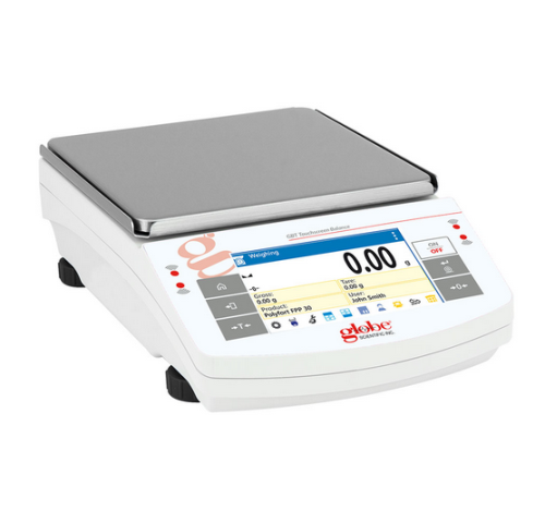 Balance, High Capacity, Touchscreen, 20000 g x 0.1 g, External Calibration, 100-240 V, 50-60 Hz, Includes ISO/IEC 17025:2017 Calibration Certificate, Globe Scientific, GBT-20001-CT