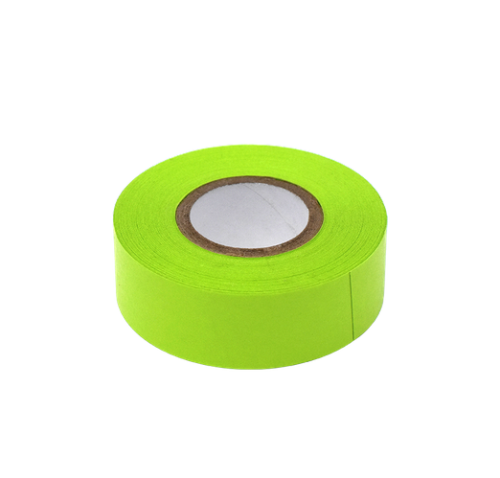 Labeling Tape, 3/4 in. x  500 in. per Roll, 16 Rolls/CS, Chartreuse , Globe Scientific, LT-075X500CH