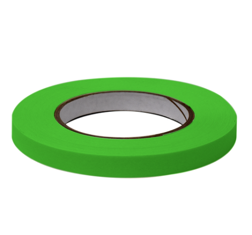Labeling Tape, 1/2 in. x  60 yd. per Roll, 6 Rolls/Case, Green , Globe Scientific, LT-05X60G