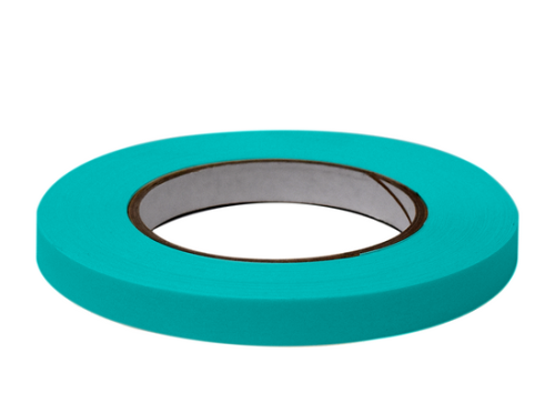 Labeling Tape, 1/2 in. x  60 yd. per Roll, 6 Rolls/Case, Aqua , Globe Scientific, LT-05X60A