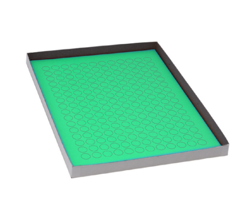 Label Sheets, Cryo, 13 mm Dots, for 1.5 - 2 mL Tubes20 Sheets, 192 Labels per Sheets, Green, 3840/PK, Globe Scientific, LCS-D13G