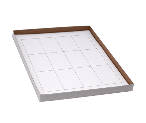 Label Sheets, Cryo, 76 x 51 mm, for Racks and Boxes, White, 240/PK, Globe Scientific, LCS-76X51W