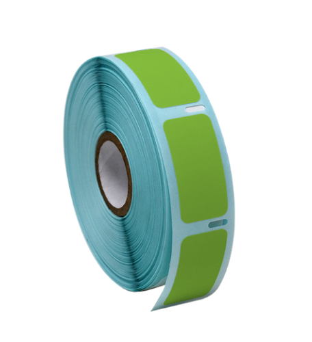Label Roll, Cryo, Direct Thermal, 38 x 19 mm, for Large Vials and Tubes, Green, 750/PK, Globe Scientific, LTC-38X19G