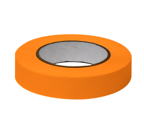 Labeling Tape, 1 in. x  60 yd. per Roll, 3 Rolls/Case, Orange , Globe Scientific, LT-1X60N
