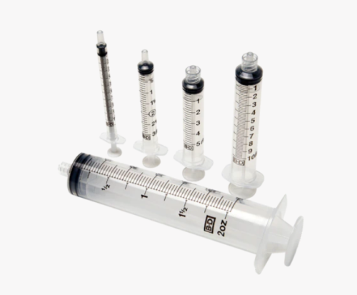 3 mL Slip-Tip Disposable Syringe, Bulk, Non-Sterile, 1600/Case, Becton-Dickson, 301077