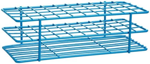 Poxygrid Test Tube Rack for 13-16 mm Tubes, Dk. Blue, Bel Art Products, F18754-0001