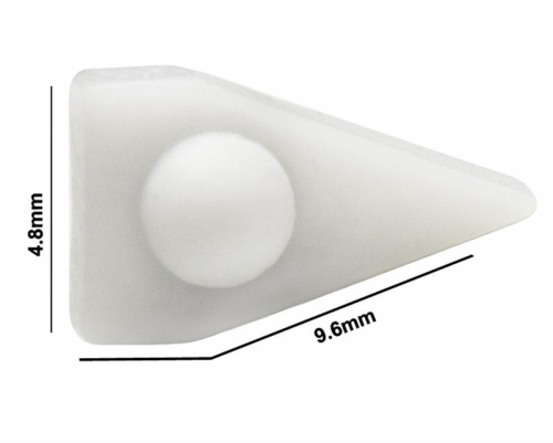 Spinvane Stirring Bar, Triangular, for 1 mL Vials, Bel Art Products, F37134-0000