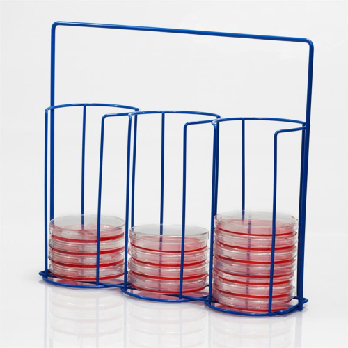 Poxygrid Petri Dish Rack, 100 mm Dishes, 30-Place, Bel Art Products, H18979-0000