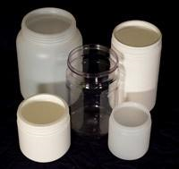 Bottle, Wide Mouth, White PE, 16 oz. without  Cap (144/CS) 3-1/2 in. High x 3-5/8 in. Diameter, 89-400 Thread Cap Required