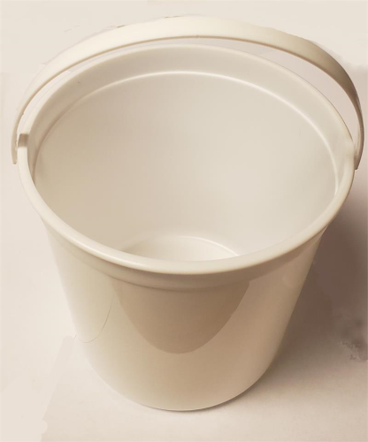 Bucket, HDPE Plastic without Lid 1/2 Gallon, 275/CS, Cincinnati Container, 7041P [FOR SNAP ON LID ORDER CCC-L8731]-[SPECIAL PRICING AVAILABLE IN LESS THAN CASE QUANTITIES!]