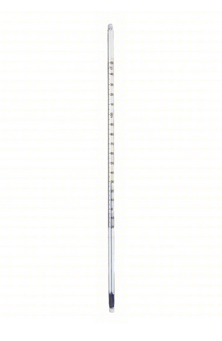 Thermometer, Non-Mercury Safety Lab Thermometers, 3" (76 mm) Immersion, (Whiteback), -30 to 120 degrees F, with Certificate of Traceability, Chase Instruments, 3316TOC