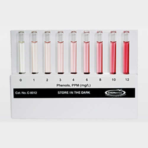 Comparator-Phenols, Flat, High Range, 0-12 ppm, Chemetrics, Inc., C-8012  Non-Regulated