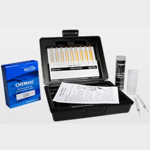 Copper, Soluble, Kit, 30 Tests, 0-1 & 1-10 ppm, Chemetrics, Inc., K-3510  Non-Regulated