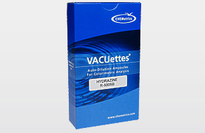 Hydrazine Test Kit Refills, Visual Colorimetric Analysis, 0-50 ppm, PDMAB Method, Chemetrics, Inc., R-5005B