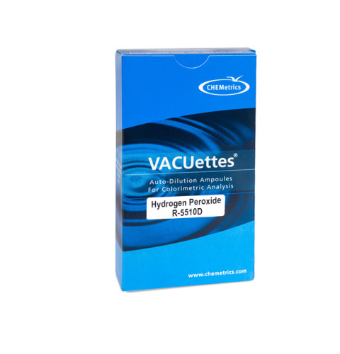 Hydrogen Peroxide VACUettes Refill, 30 Ampoules, Chemetrics, Inc., R-5510D, 8, UN 1760, PG II