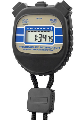 Traceable Stopwatch, Single-Action, Time-Out, Cumulative-Split and Continuous Timing, Antylia 1045