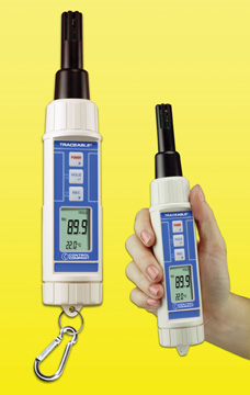 Traceable Hygrometer/Thermometer/Barometer/Dew Point Pen, 32 to 122 degrees F, Antylia, 4247