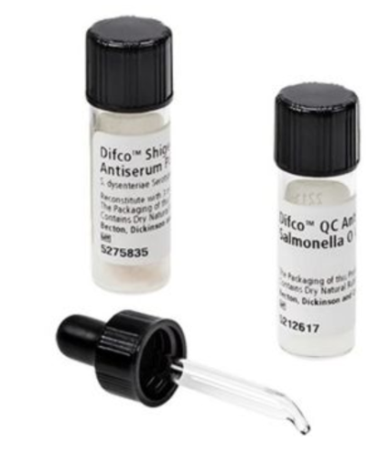 Difco Salmonella O Antisera Group D1, Factors 1, 9, 12,  Lyophilized Serum, BD, 229511