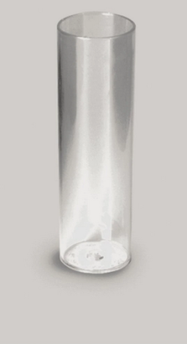 Vials, 25 x 95 mm, Narrow, Polypropylene,  Virtually Unbreakable, Scratch and Mar Resistant