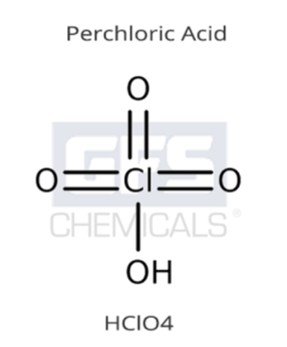 Perchloric Acid 70%, ACS Reagent Grade, 2.5 L, GFS Chemicals, 55504
